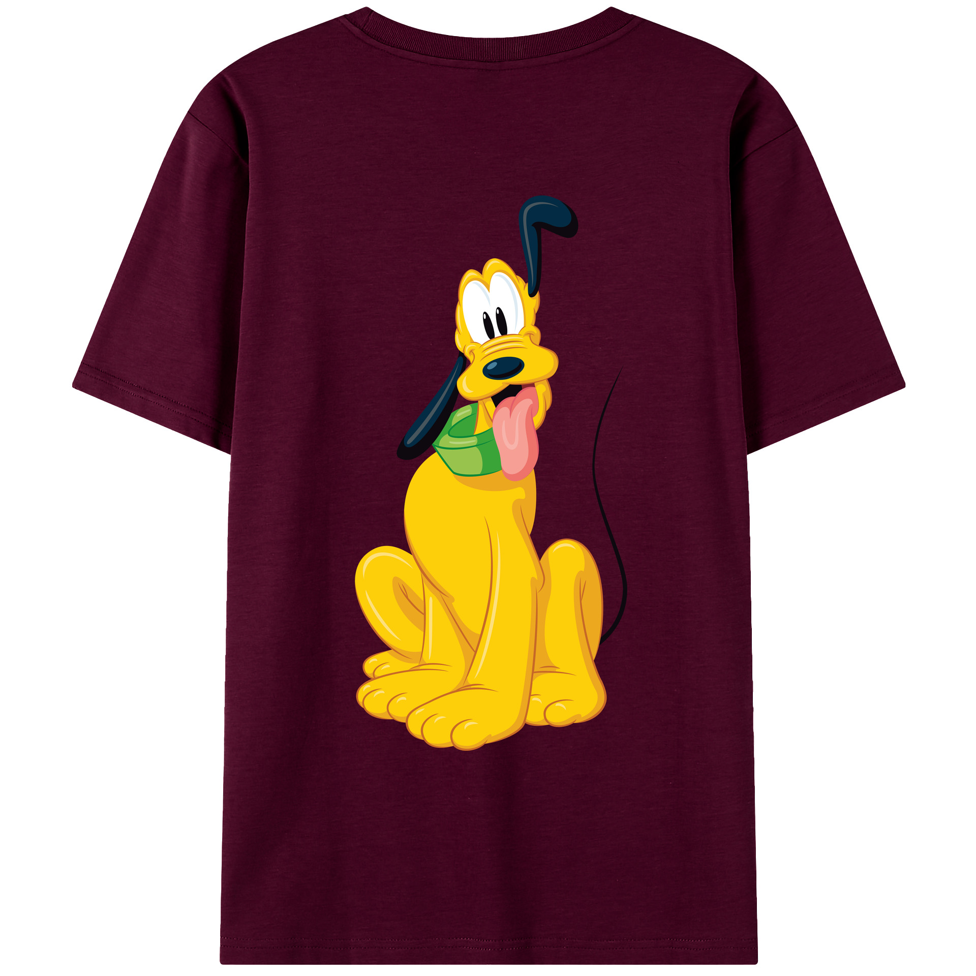 （画像用） ミッキーマウス Mickey Mouse レディース半袖Tシャツ(バックプリント)